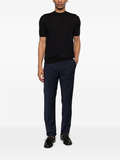 T-shirt in maglia uomo Emporio Armani navy EMPORIO ARMANI | EM004741AF24573UB109